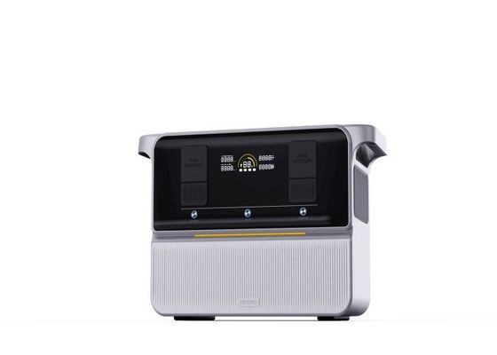2400W BMS Taşınabilir Güneş Enerjisi Jeneratörü, Patlamaya Dayanıklı Kamp CPAP Güç Kaynağı