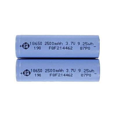 RC Drone için Çok Fonksiyonlu 18650 Lityum Pil 3.7V 2500MAH