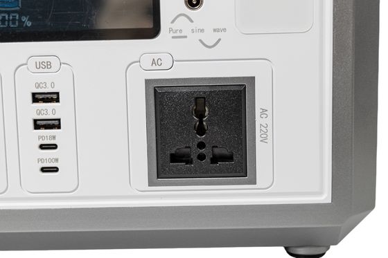 50HZ/60HZ AC Çıkış Flaş Balık Güneş Jeneratörü Ofis Ekipmanı için Güneş Paneli Şarjla Taşınabilir Enerji Depolama