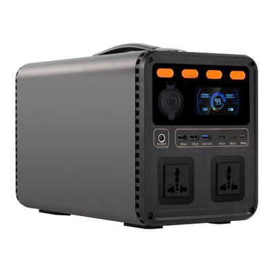 Su geçirmez Şarj HayatPO4 Pil AC Frekansı Bir Tıklama Dönüşümü 50HZ 60HZ Dış Elektrik İstasyonu Kamp için