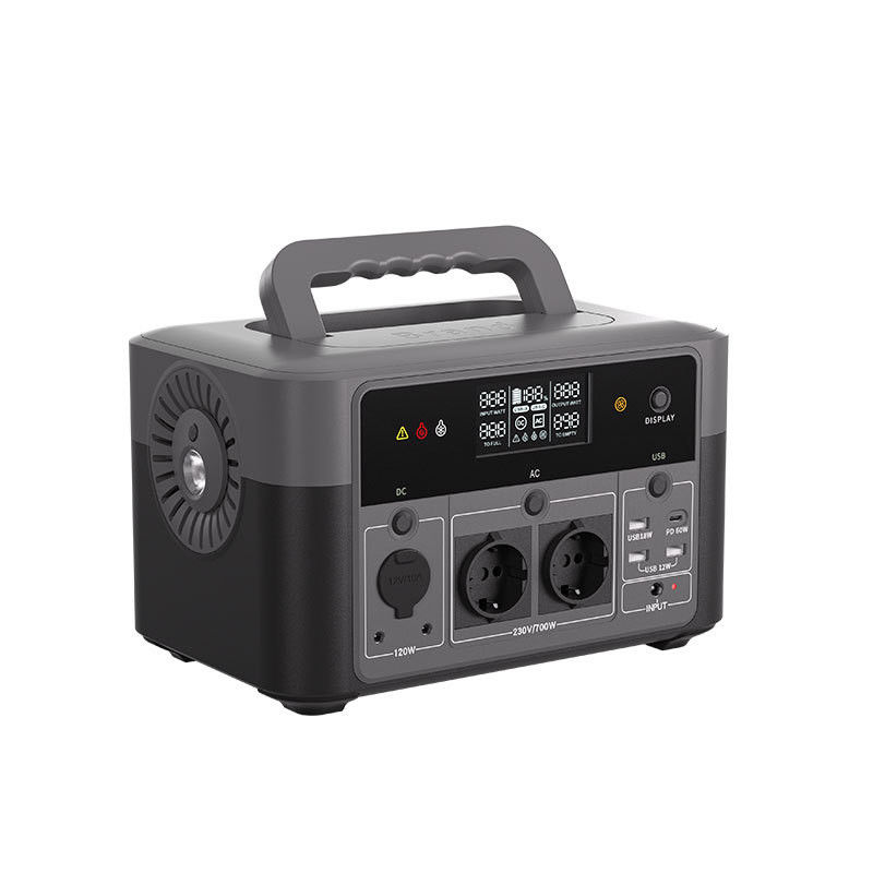 Araba Jump Starter için ROHS AC 700W Açık Taşınabilir Güç İstasyonu