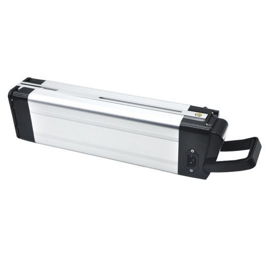 Enerji tasarrufu 4 Pin 48V 10.4AH 18650 Lityum Elektrikli Bisiklet Sliver Balık Serisi Elektrikli Bisiklet İçin Anti Düşme Bağlantısı
