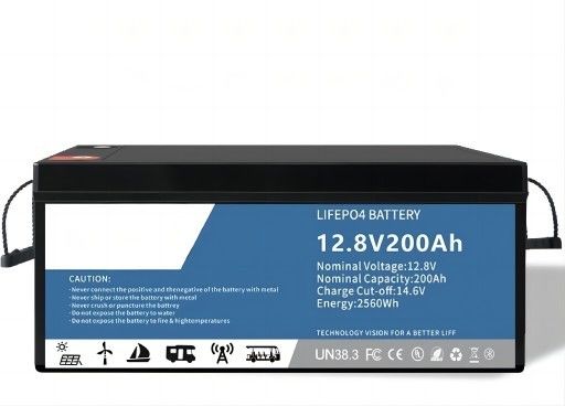 BYD 12.8V 200AH Lifep04 Golf Arabası için LCD ile Lityum Pil Paketi