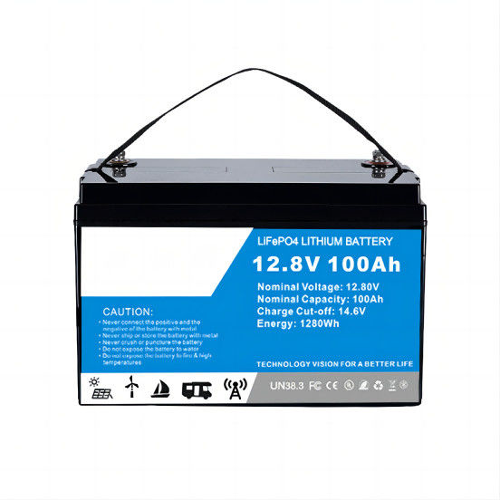 Yüksek Güçlü Yaşam süresip04 Lityum İyon Pil 100A BMS ile RV/Elektrik Bisiklet için