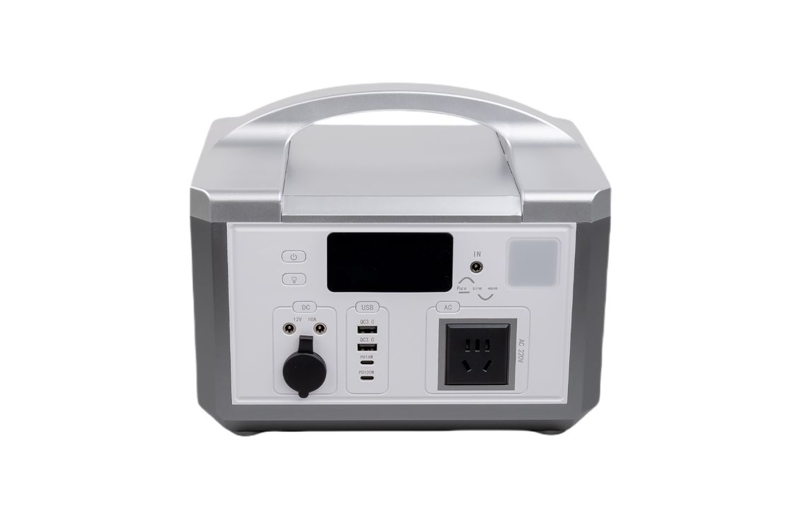 220V 50HZ DC12 300W AC Swtich QC3.0 Enerji Depolama Sistemi için LED Işıklı Taşınabilir Güneş Enerjisi Bankası