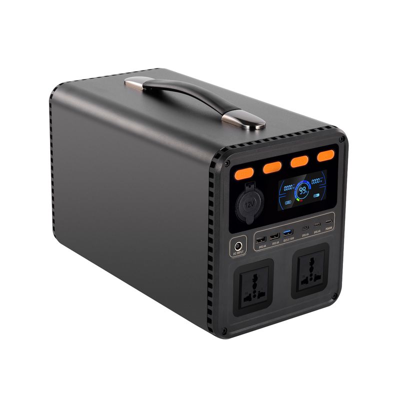 Su geçirmez Şarj HayatPO4 Pil AC Frekansı Bir Tıklama Dönüşümü 50HZ 60HZ Dış Elektrik İstasyonu Kamp için